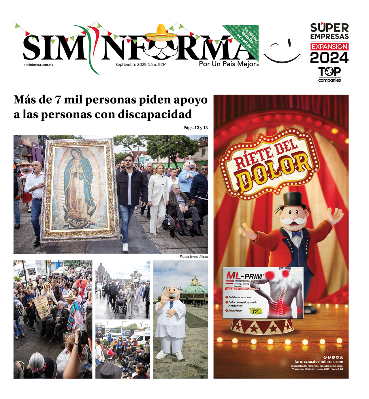 Más de 7 mil personas piden apoyo a las personas con discapacidad