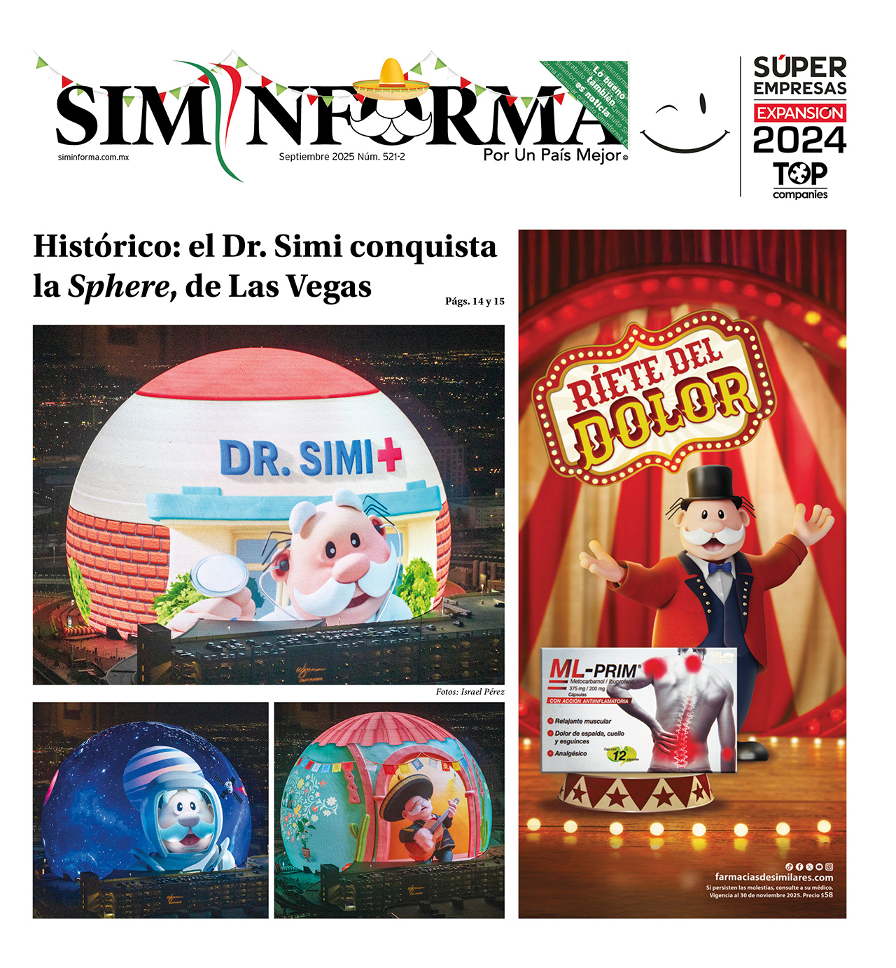 Histórico: el Dr. Simi conquista la Sphere, de Las Vegas